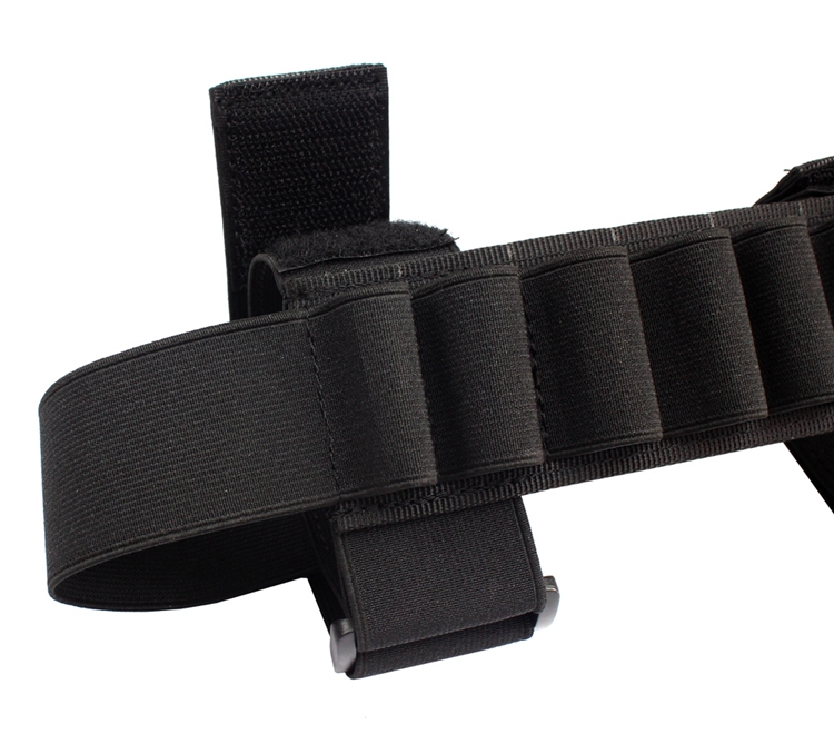 散彈托袋戶外CS用品戰術裝備子彈霰彈收納袋彈藥包戰術工具貼